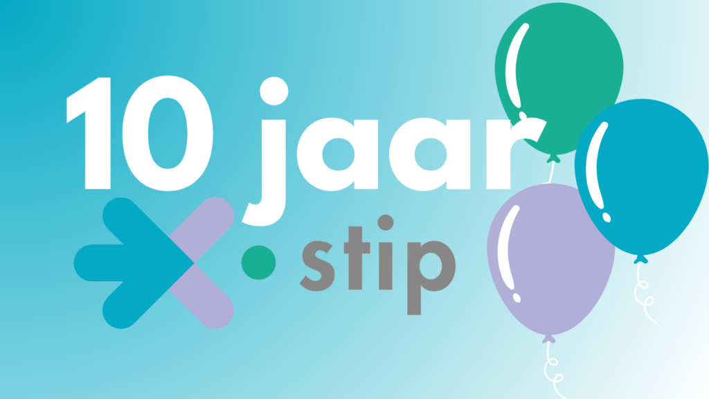 10 jaar stip banner